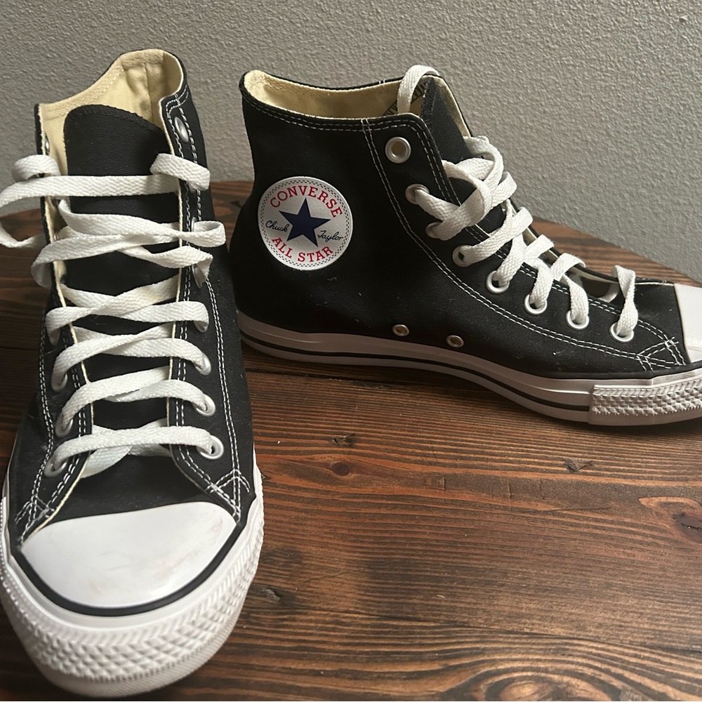 Converse Chuck Taylor Black and White High-Tops